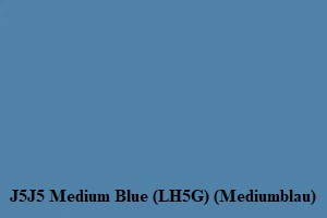 VW Paintcode LB5G Medium Blue